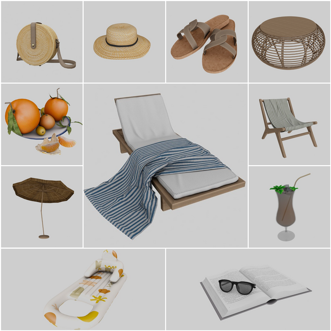 Галерея мода Пляжный сет Verano Set #2
